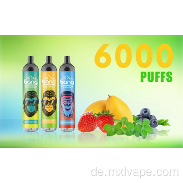 Schweden Bang King 6000 Puffs Vape Großhandel Kit